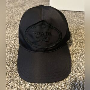 Prada nylon baseball cap
